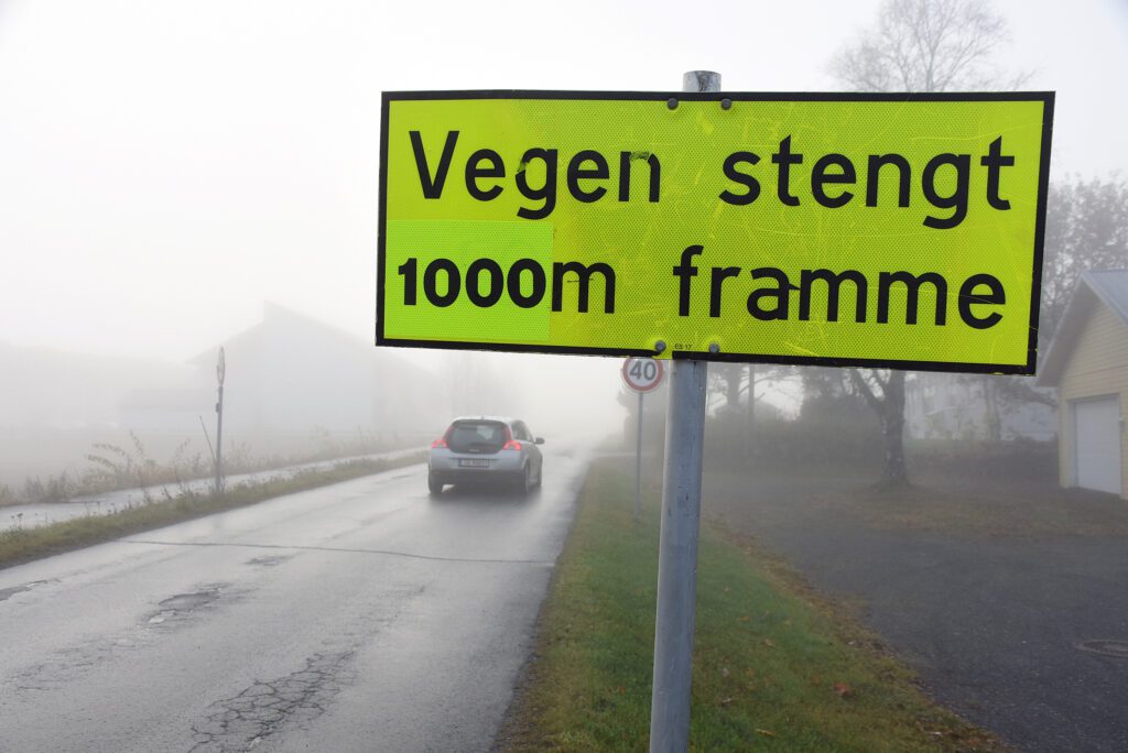 Stengt For Trafikk For At Vegen Skal Bli Mye Bedre - Totens Blad